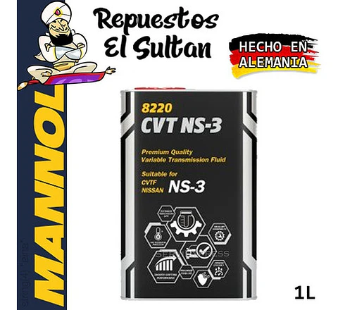 Aceite Para Cajas Cvt Ns-3 Ns3 Mannol Aleman