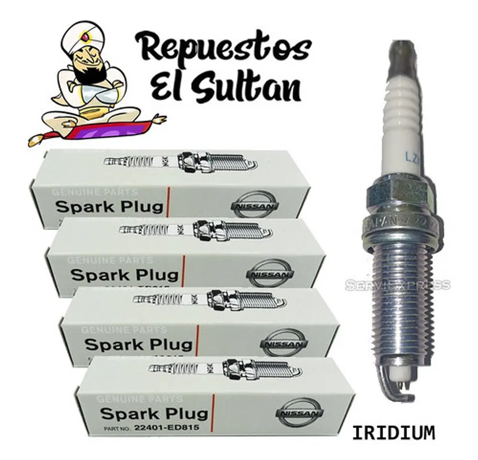 Bujias Originales Iridio Nissan Qashqai 2007 Al 2013 1