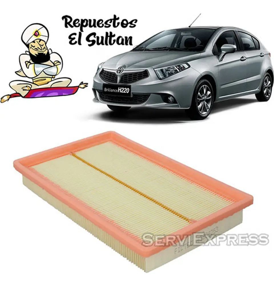 Filtro De Aire Brilliance  H220 H230 1.5 Gasolina  2014-2019 1