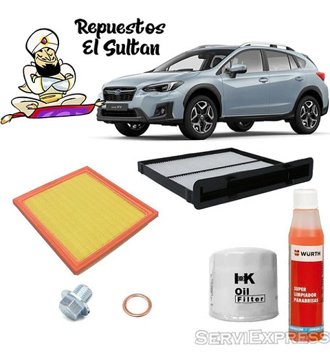Kit De Mantencion Filtros, Tapon,etc. Subaru Xv 2017-2022