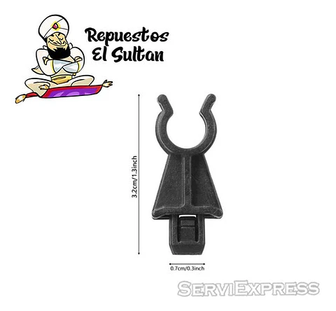 Seguro Broche Barra Soporte De Capot Nissan Navara
