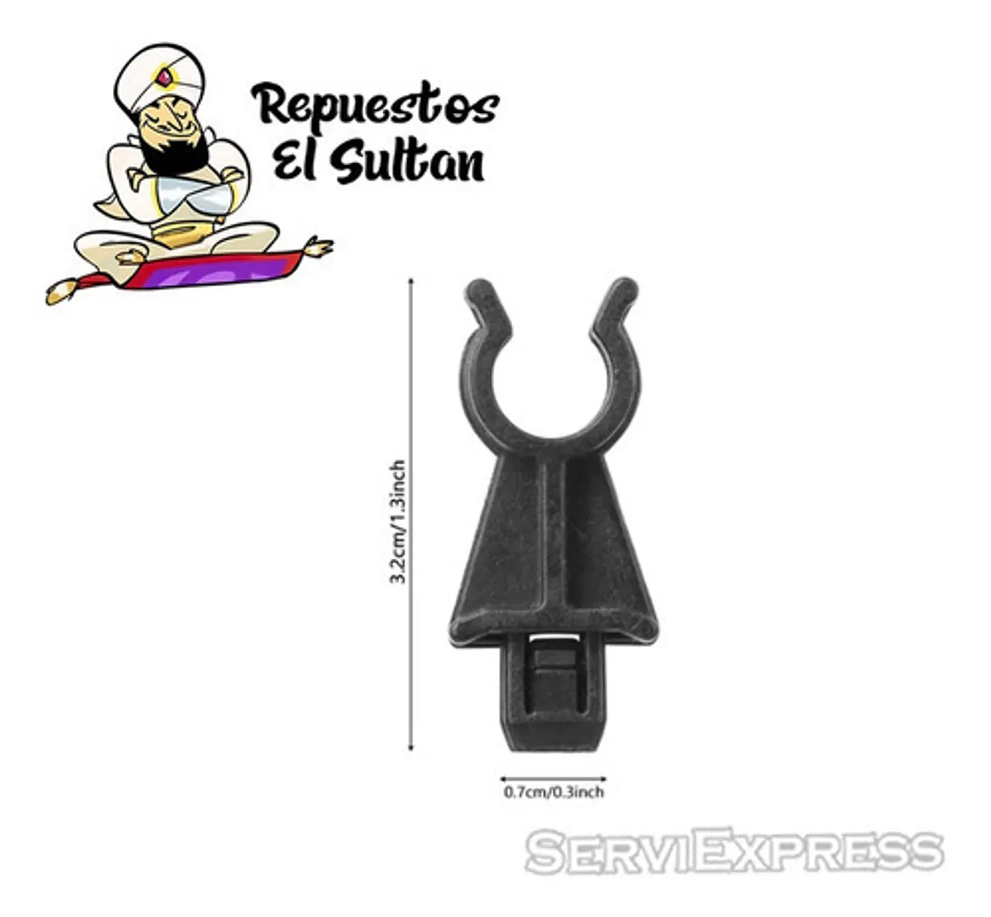 Seguro Broche Barra Soporte De Capot Nissan Navara 1