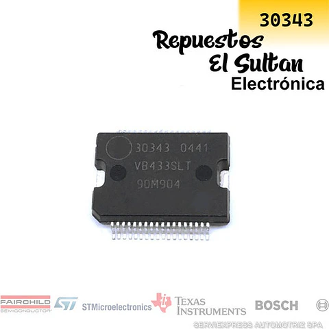 Circuito Integrado 30343 Ecu Auto Me7.5 M79 Hssop-36