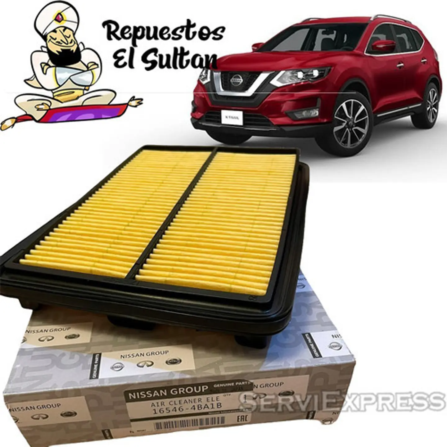 Filtro Aire Nissan X-trail 2014-2022 T32 Original  1