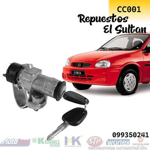 Chapa Contacto Completa Chevrolet Corsa 97-09