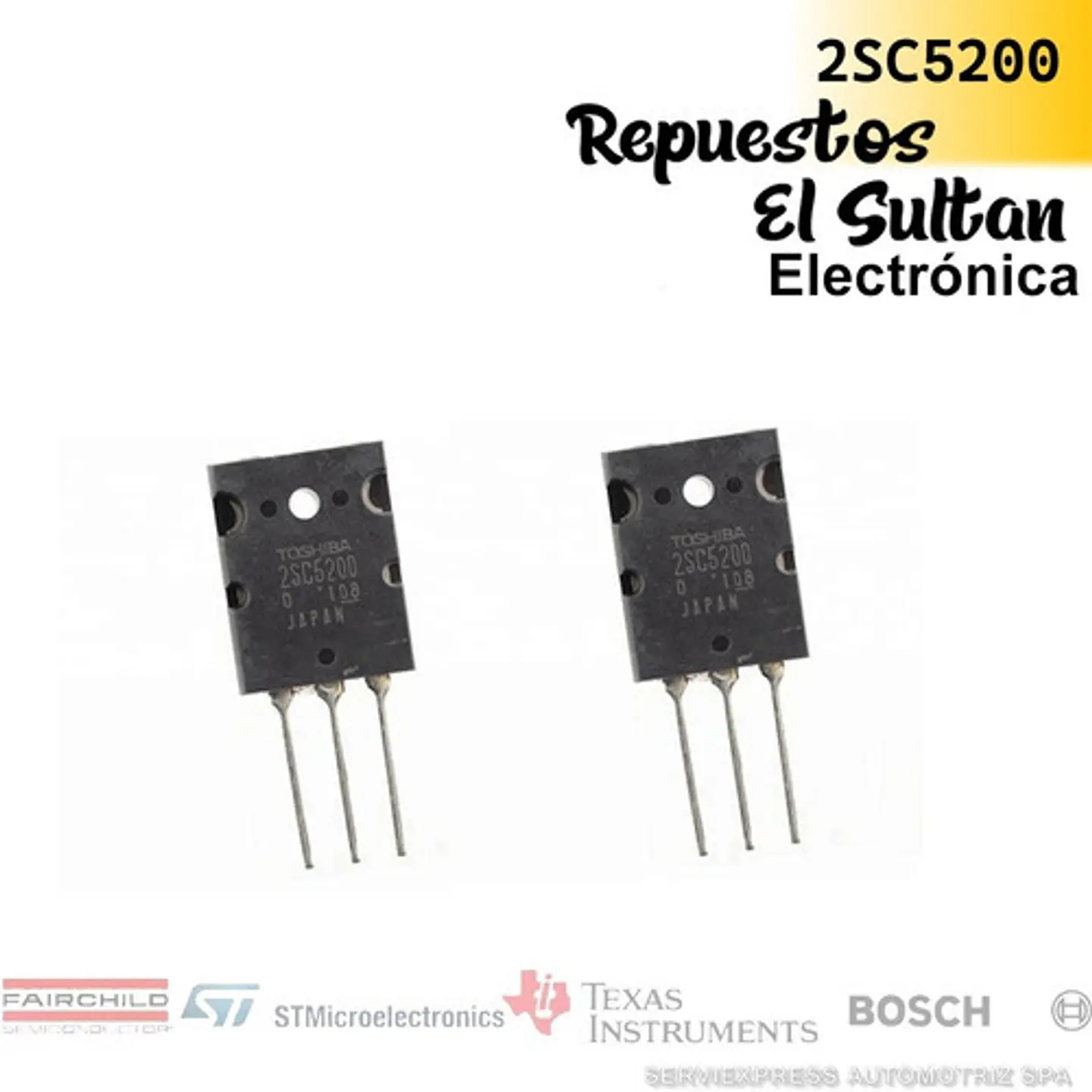 Par (2) Transistores 2sc5200 C5200  1
