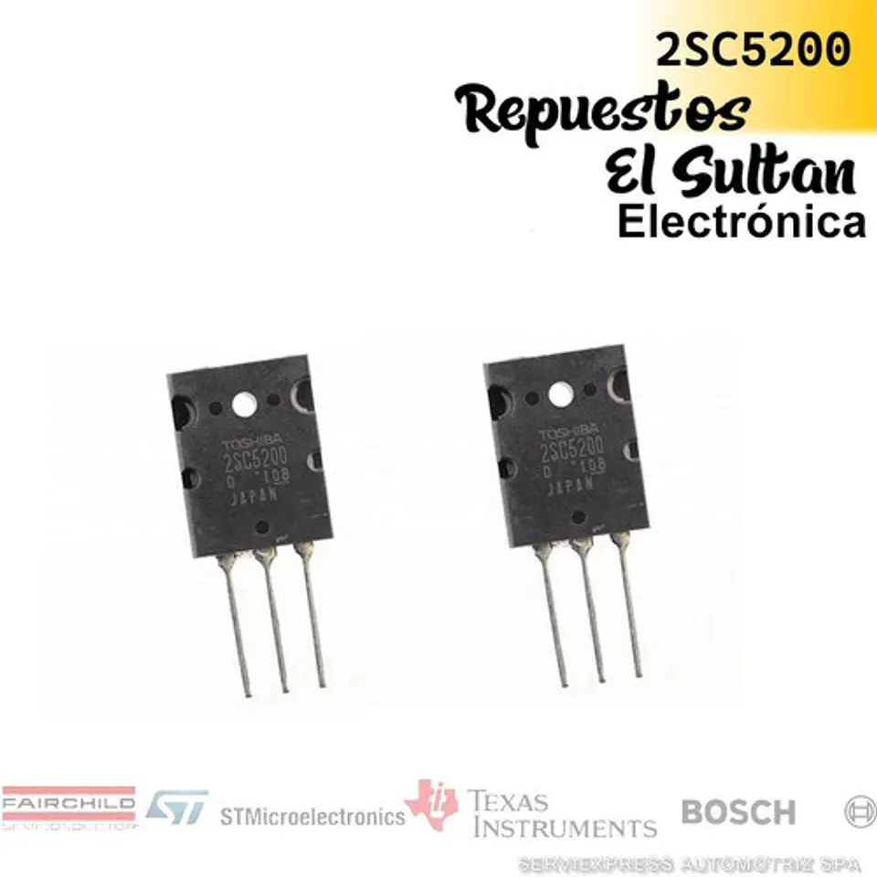 Par (2) Transistores 2sc5200 C5200  1