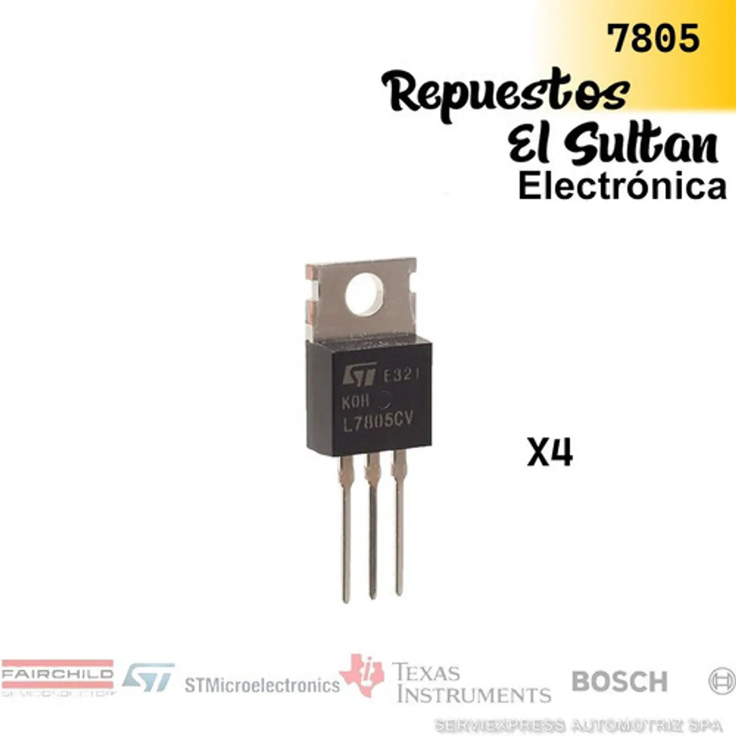 Pack 4 Regulador De Voltaje 5v 7805 L7805cv 1