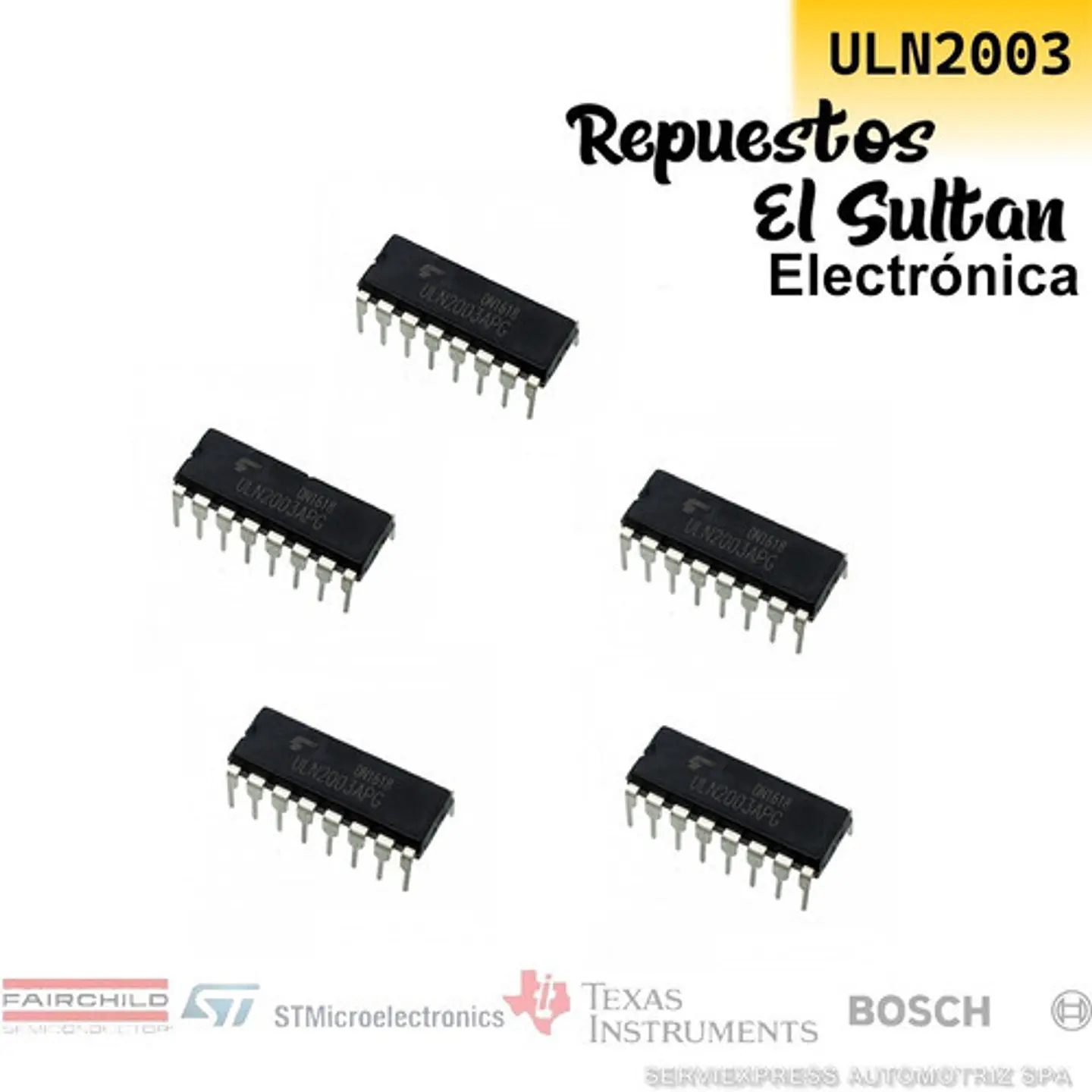 Pack (x5)  Uln2003 A Uln2003an Uln2003a Apg Uln2003 Dip16 1