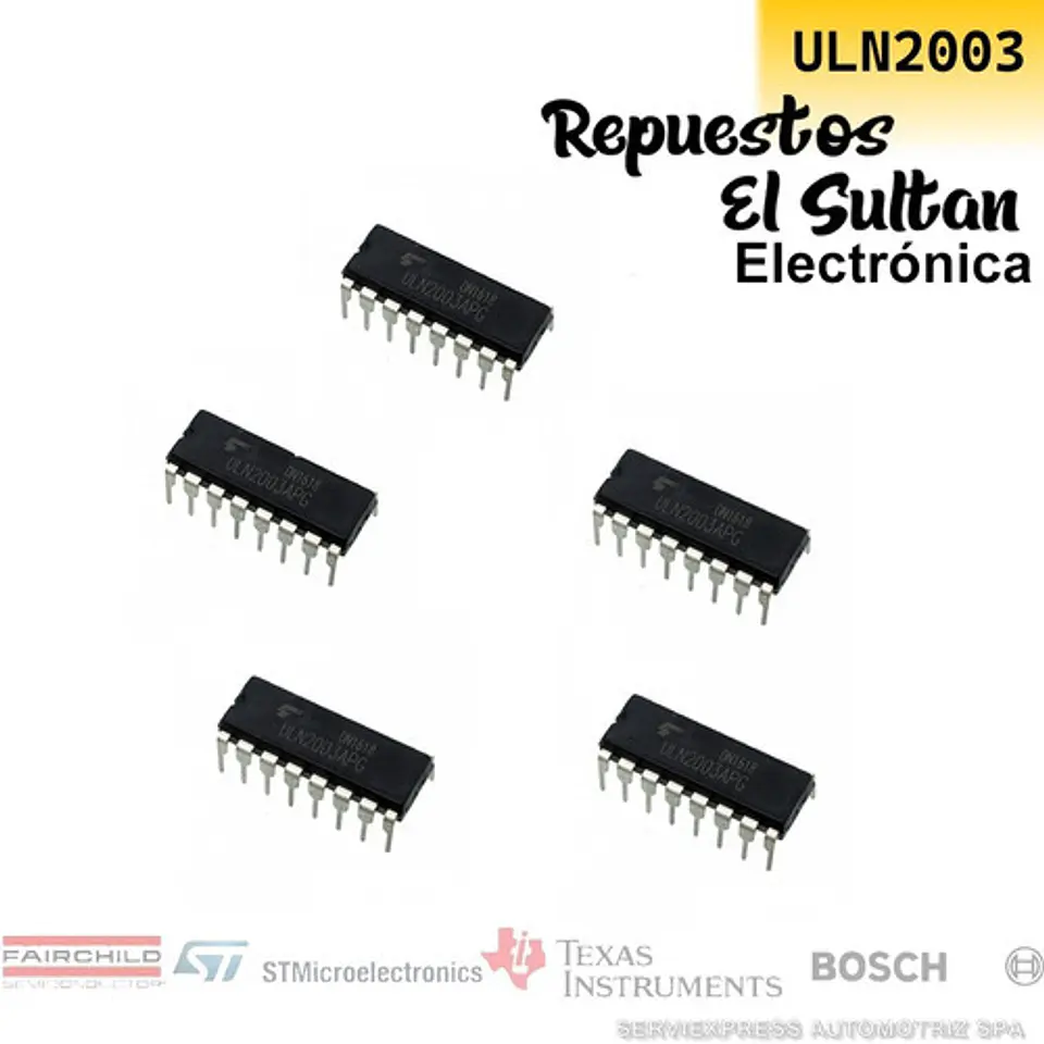 Pack (x5)  Uln2003 A Uln2003an Uln2003a Apg Uln2003 Dip16 1