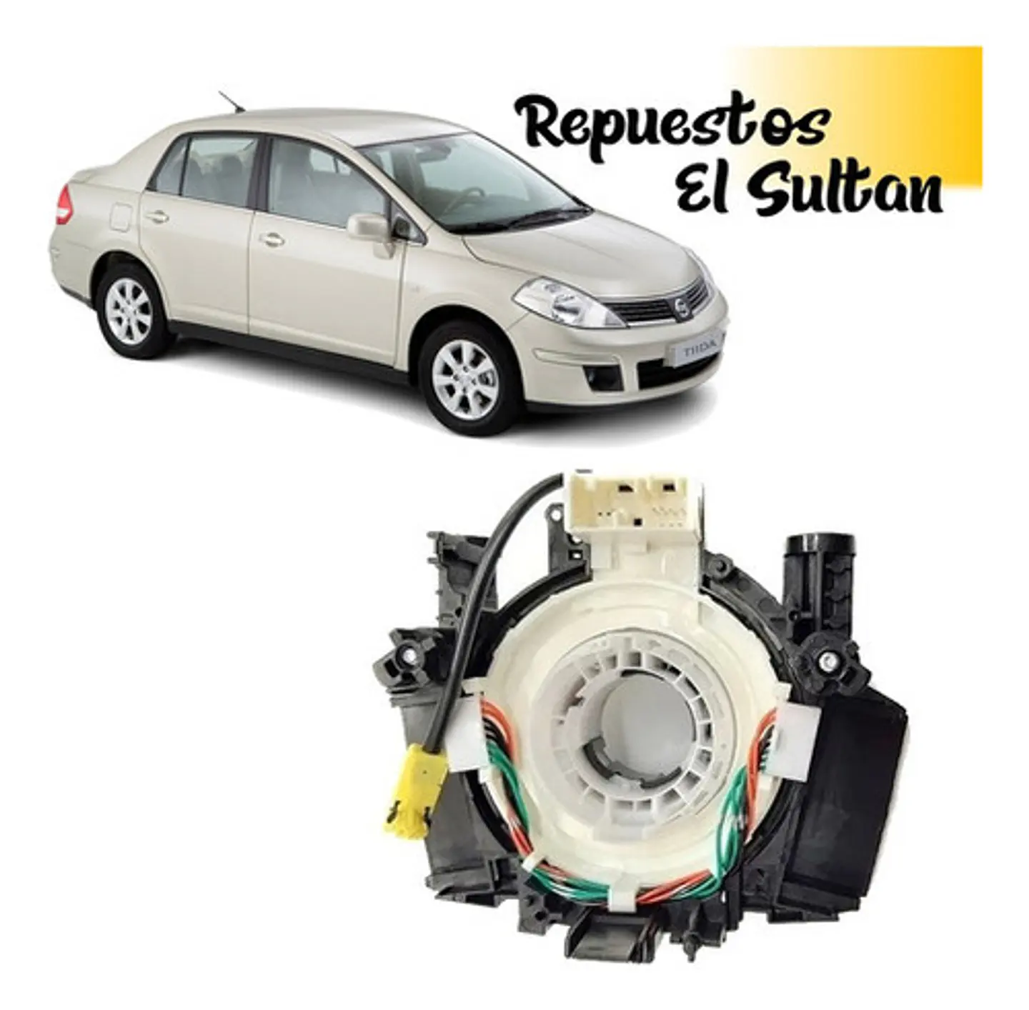 Cinta Airbag Clock Spring Nissan Tiida Envio Gratis 1