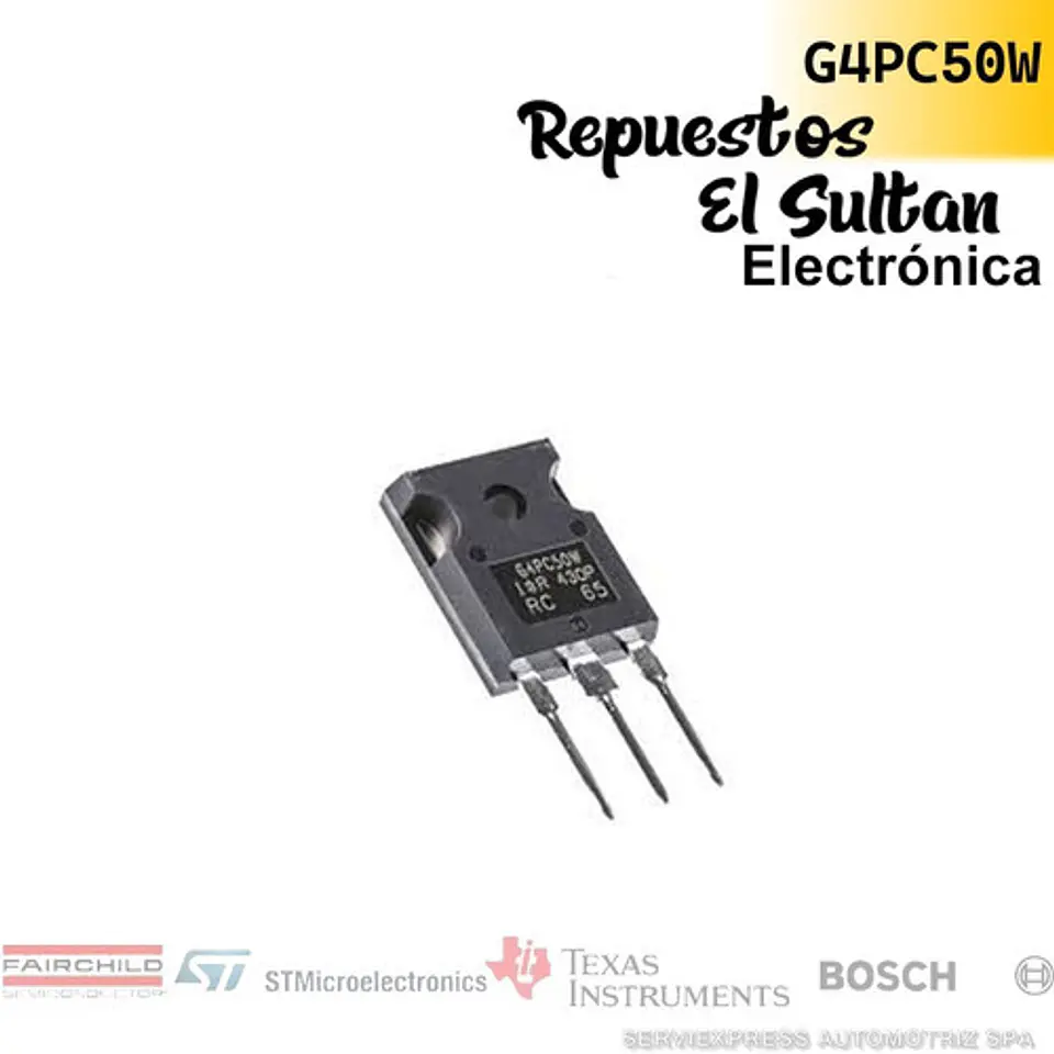 Transistor G4pc50w Irg4pc50w Mosfet 600 Volt 27 Amp 1