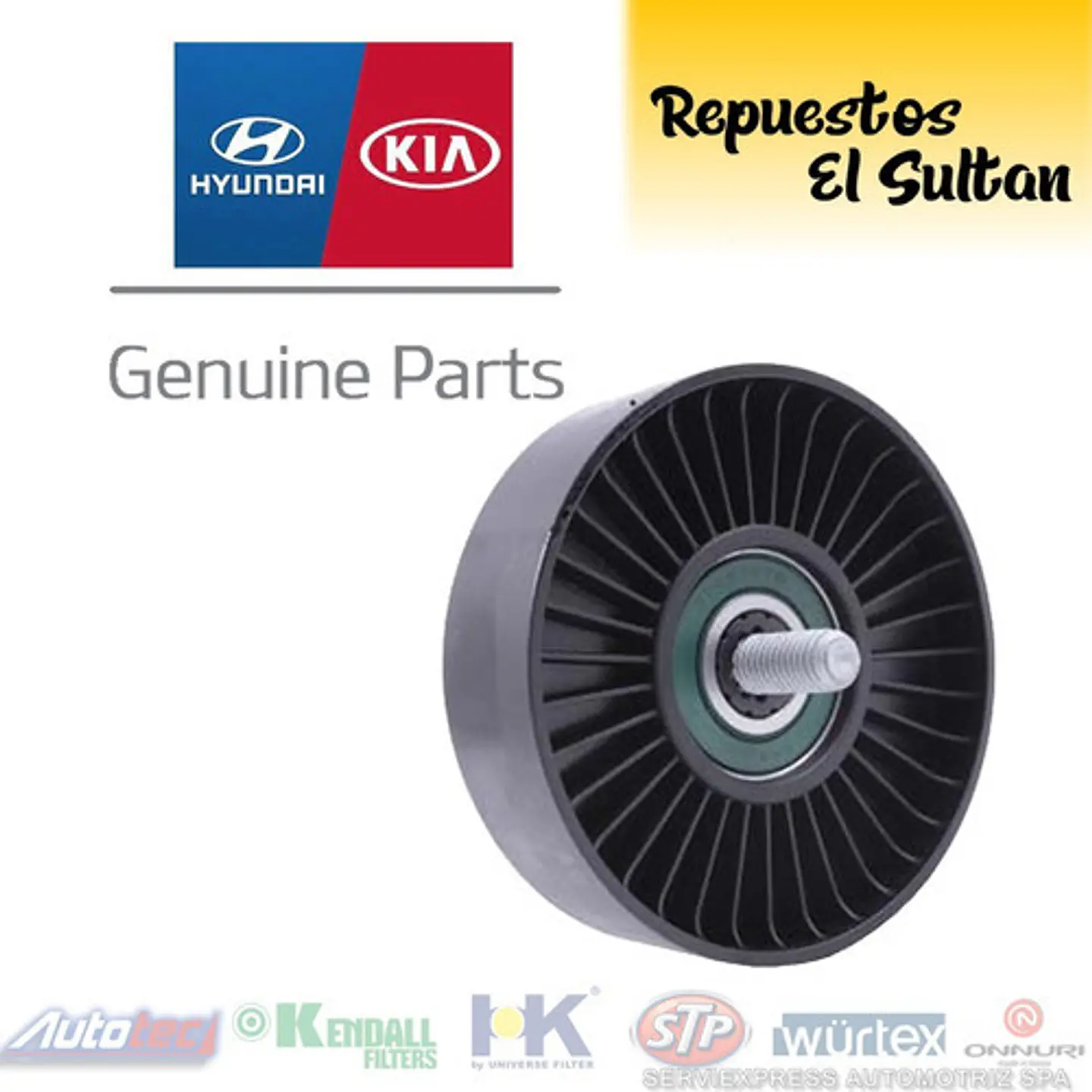 Polea Tensora Original Accent/elantra/veloster/cerato/soul 1