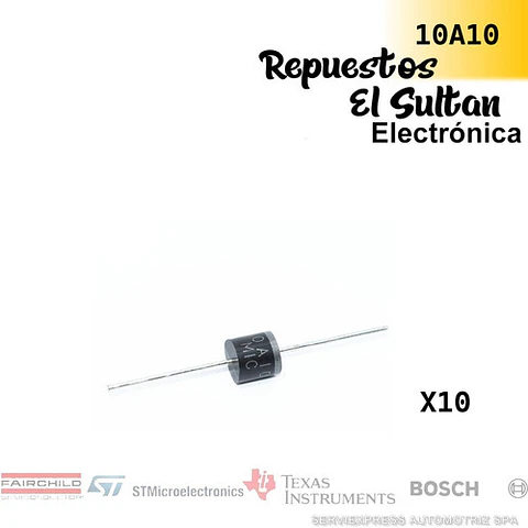  Diodos Rectificadores Pack (10) 1000v, 10a10