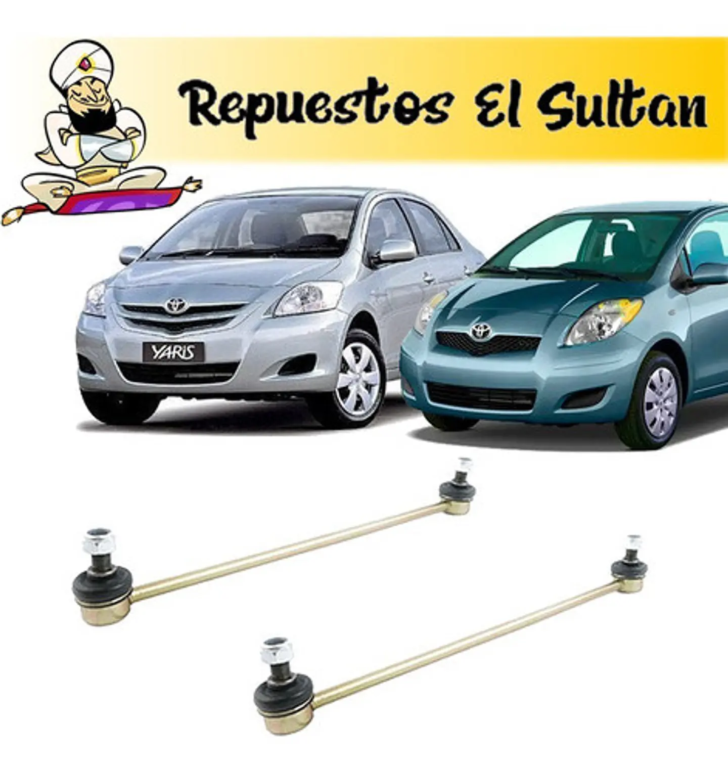 Bieletas Toyota New Yaris Sedan 1.3 - 1.5  2006 - 2015 Par 1
