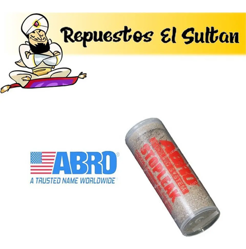 Tapa Fuga Radiador  En Polvo Abro 20gr 1
