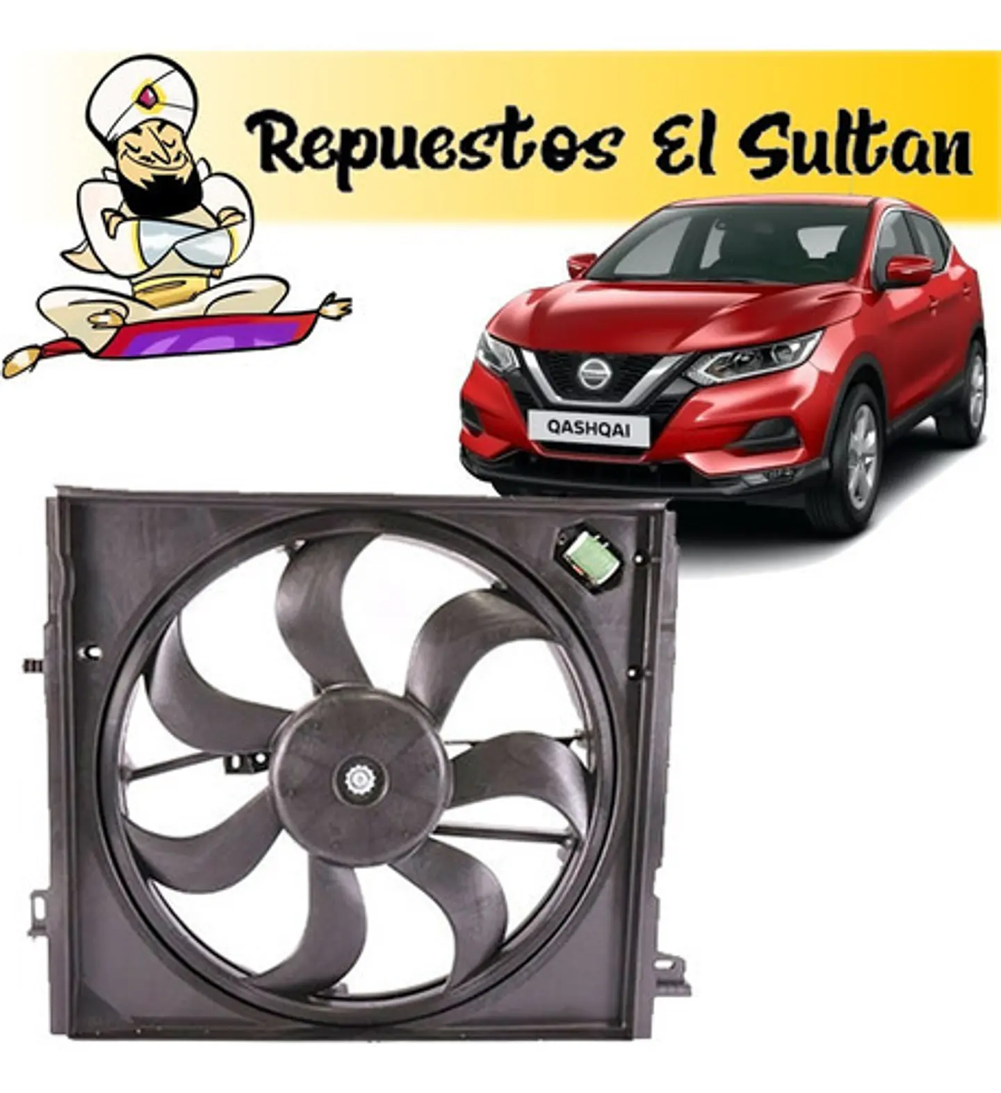 Electroventilador Nissan Qashqai J11 2.0 2014 2020 1