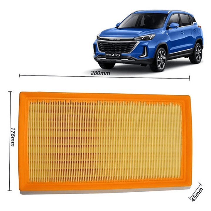 Filtro De Aire Para Baic  X35 1.5 2017-2023  1