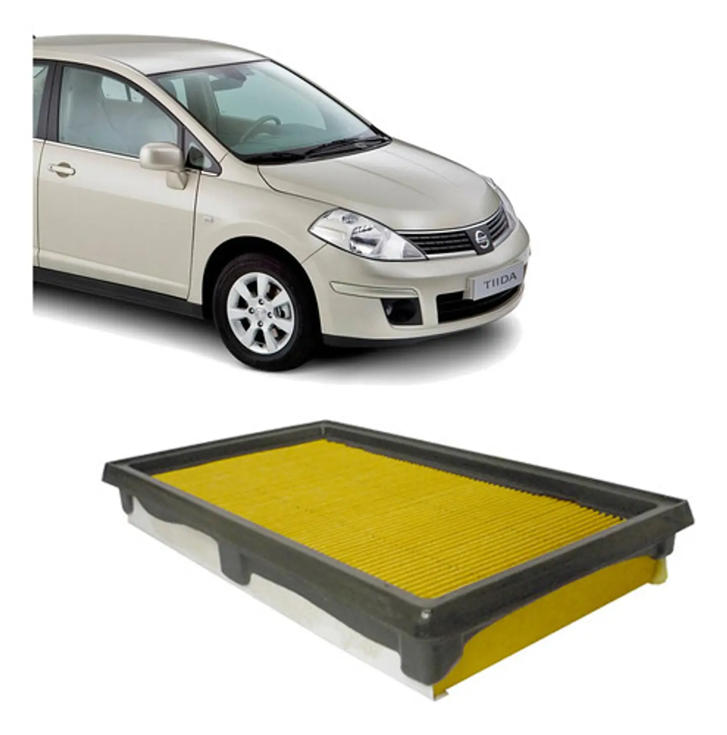Filtro De Aire Nissan Tiida 1.6 2004-2013 1