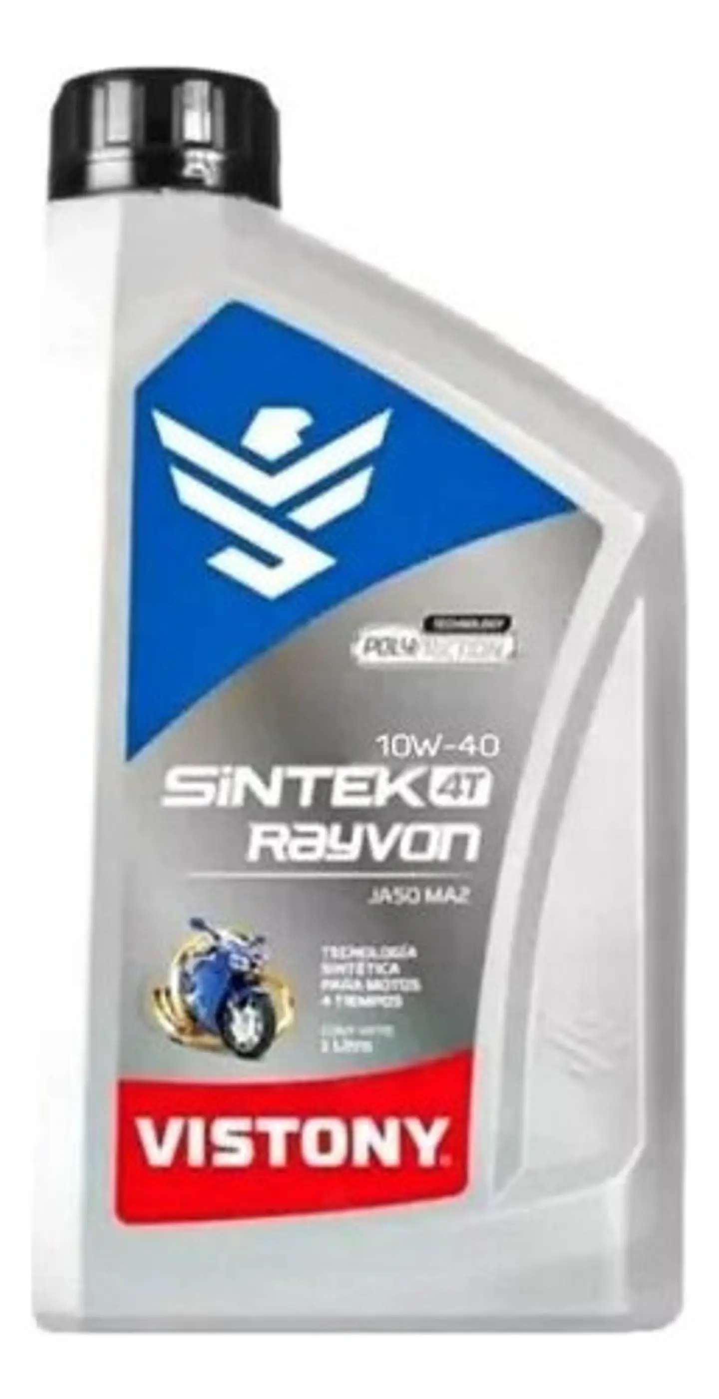 Aceite 10w40 Sintetico Moto 4t 1 Litro Vistony 1