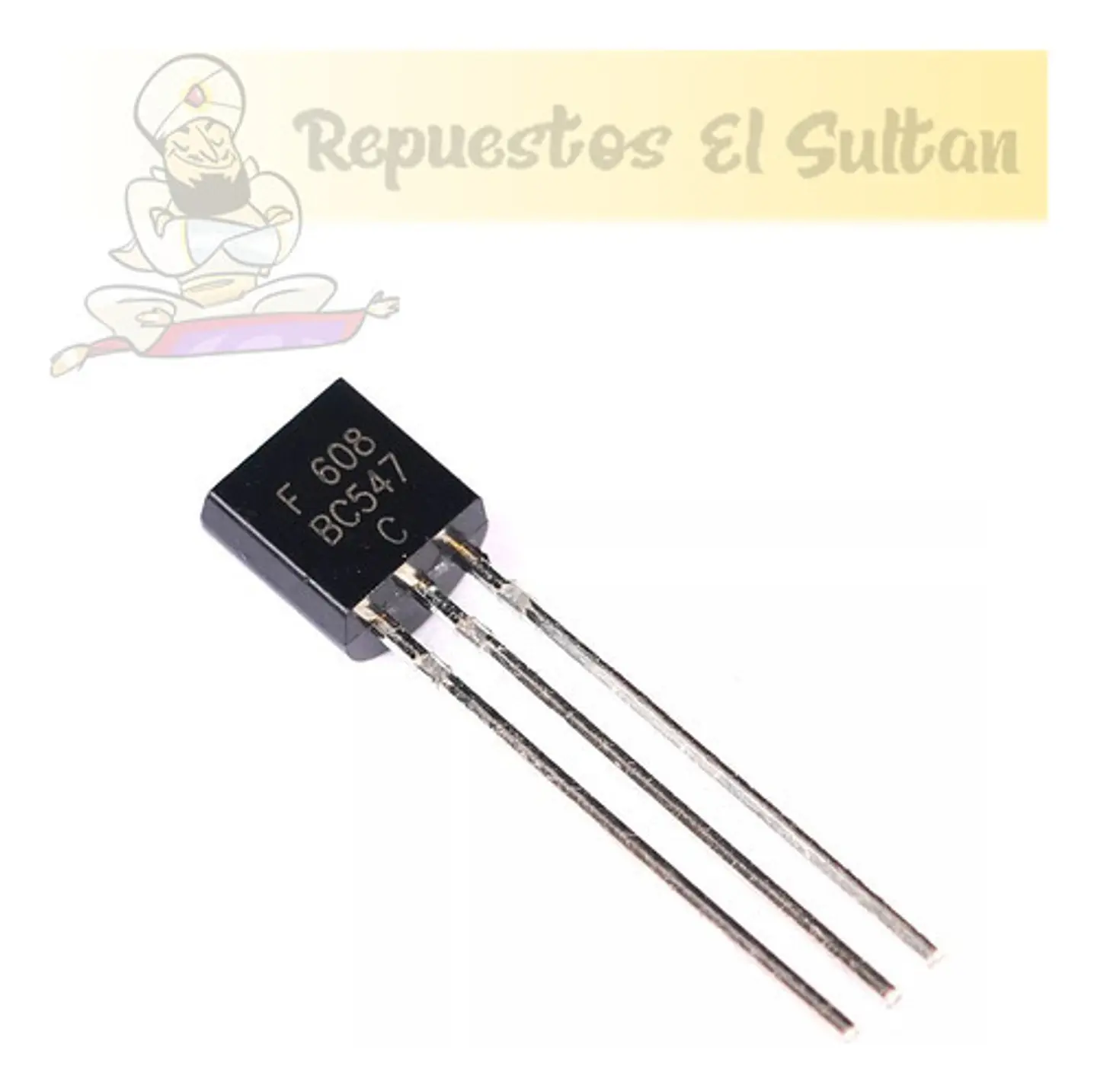 Pack 10pcs Transistor Multipropósito Npn Bjt Bc547 To-92 1