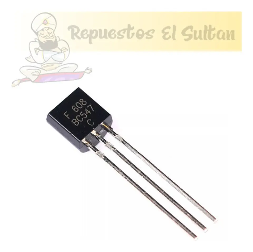 Pack 10pcs Transistor Multipropósito Npn Bjt Bc547 To-92 1
