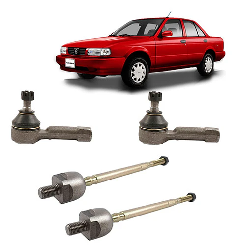 Axial + Terminal Direccion Para Nissan V16 1990 2010 Kit