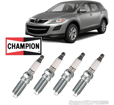 Juego De Bujias Mazda Cx7 2.5 2010/2013 Doble Platino