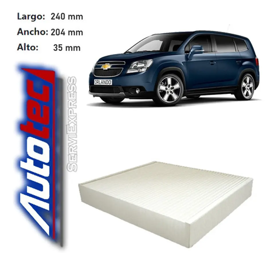 Filtro De Polen Chevrolet Orlando Del 2011 Al 2017  1