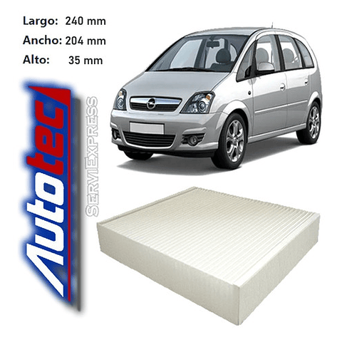 Filtro De Polen Opel Meriva 2012-2017