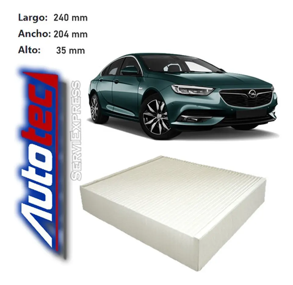 Filtro De Polen Opel Insignia 2012-2017 1