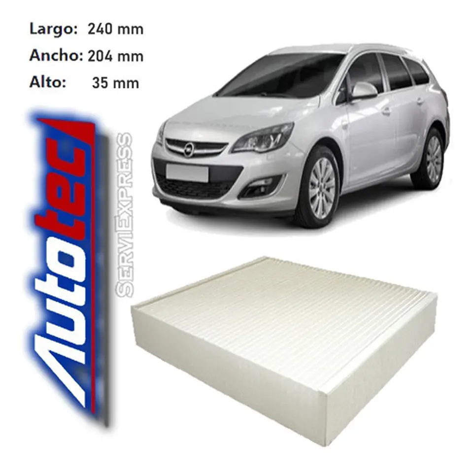 Filtro De Polen Opel Astra 2012-2018 1