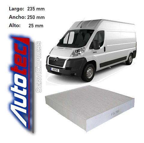 Filtro Polen Para Citroën Jumper Del 2009 Al 2015
