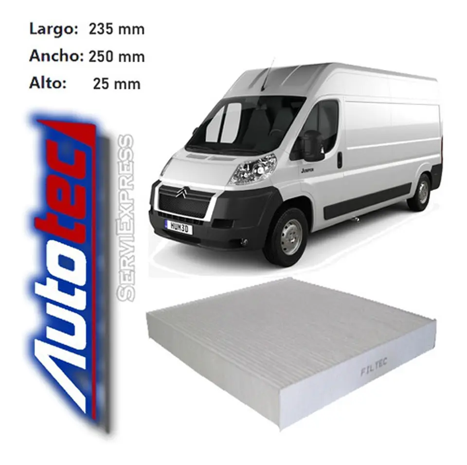 Filtro Polen Para Citroën Jumper Del 2009 Al 2015 1