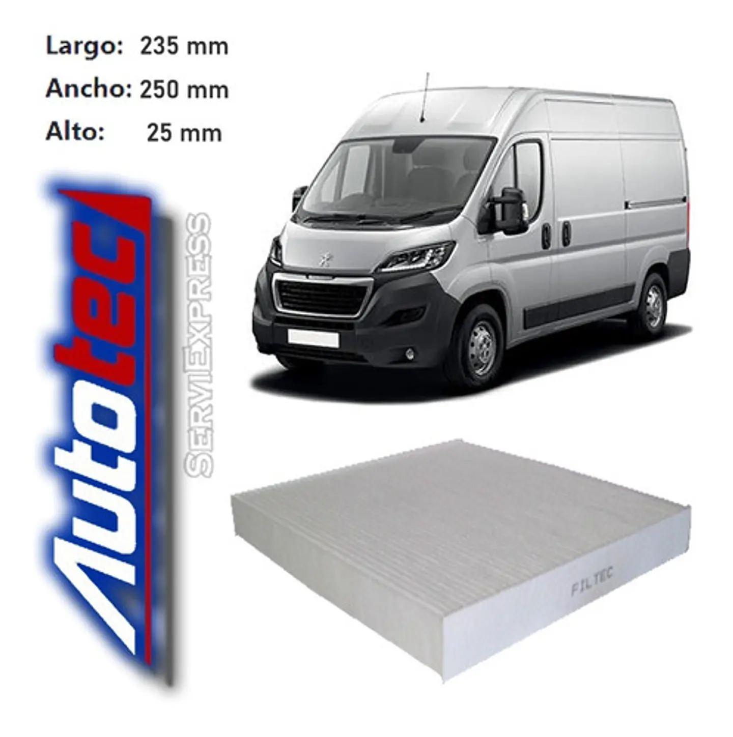 Filtro Polen Para Peugeot Boxer Del 2006 Al 2018 2