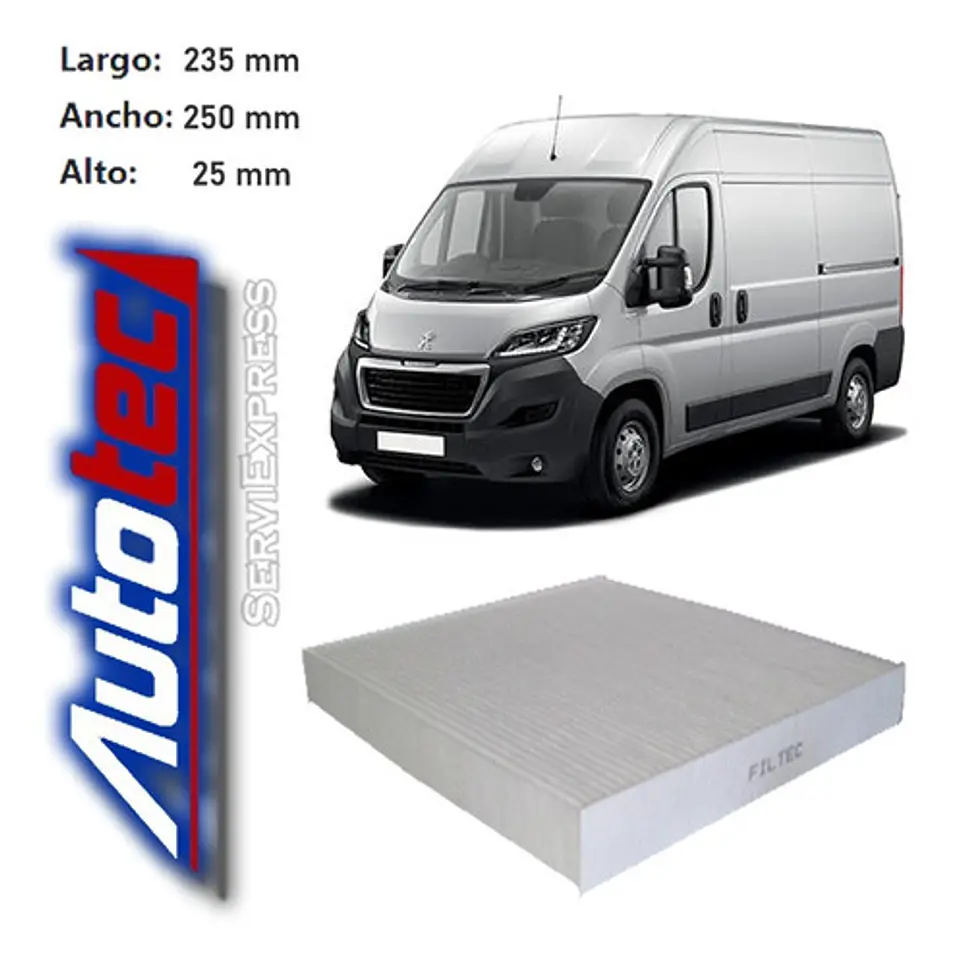 Filtro Polen Para Peugeot Boxer Del 2006 Al 2018 2