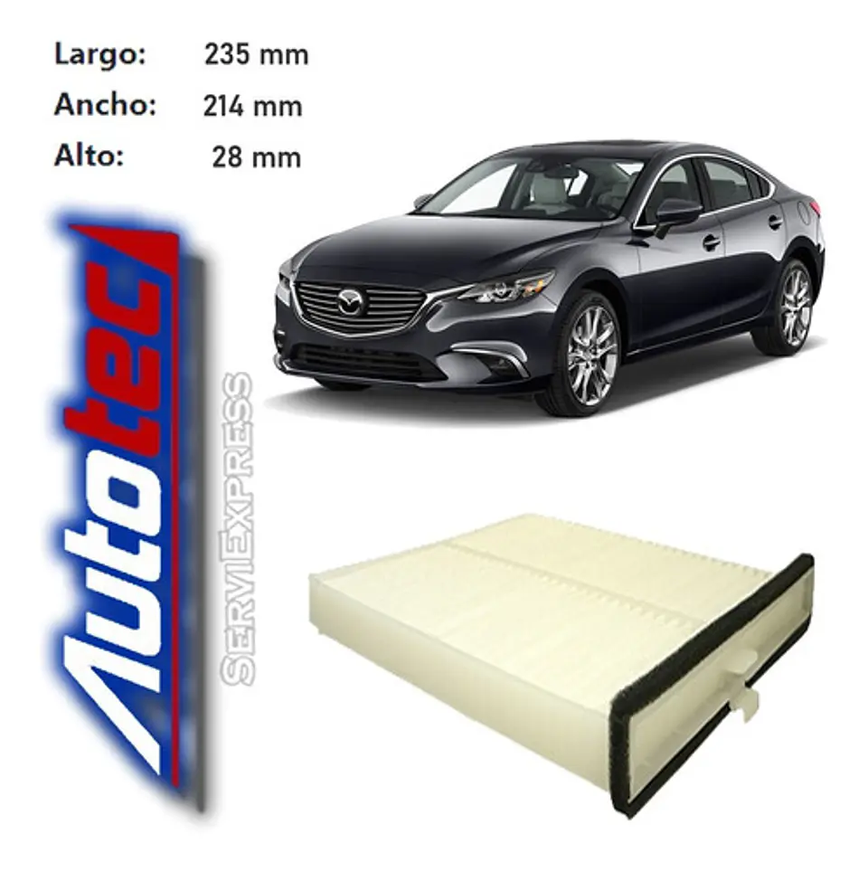 Filtro Polen Mazda 6 Todos Del 2012 Al 2016 2