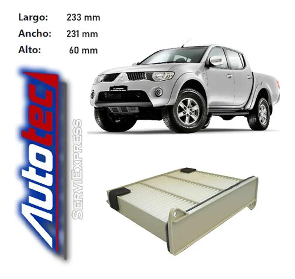 Filtro Polen Mitsubishi Dakar, Katana, L200 2.5 Del 02 Al 16 2