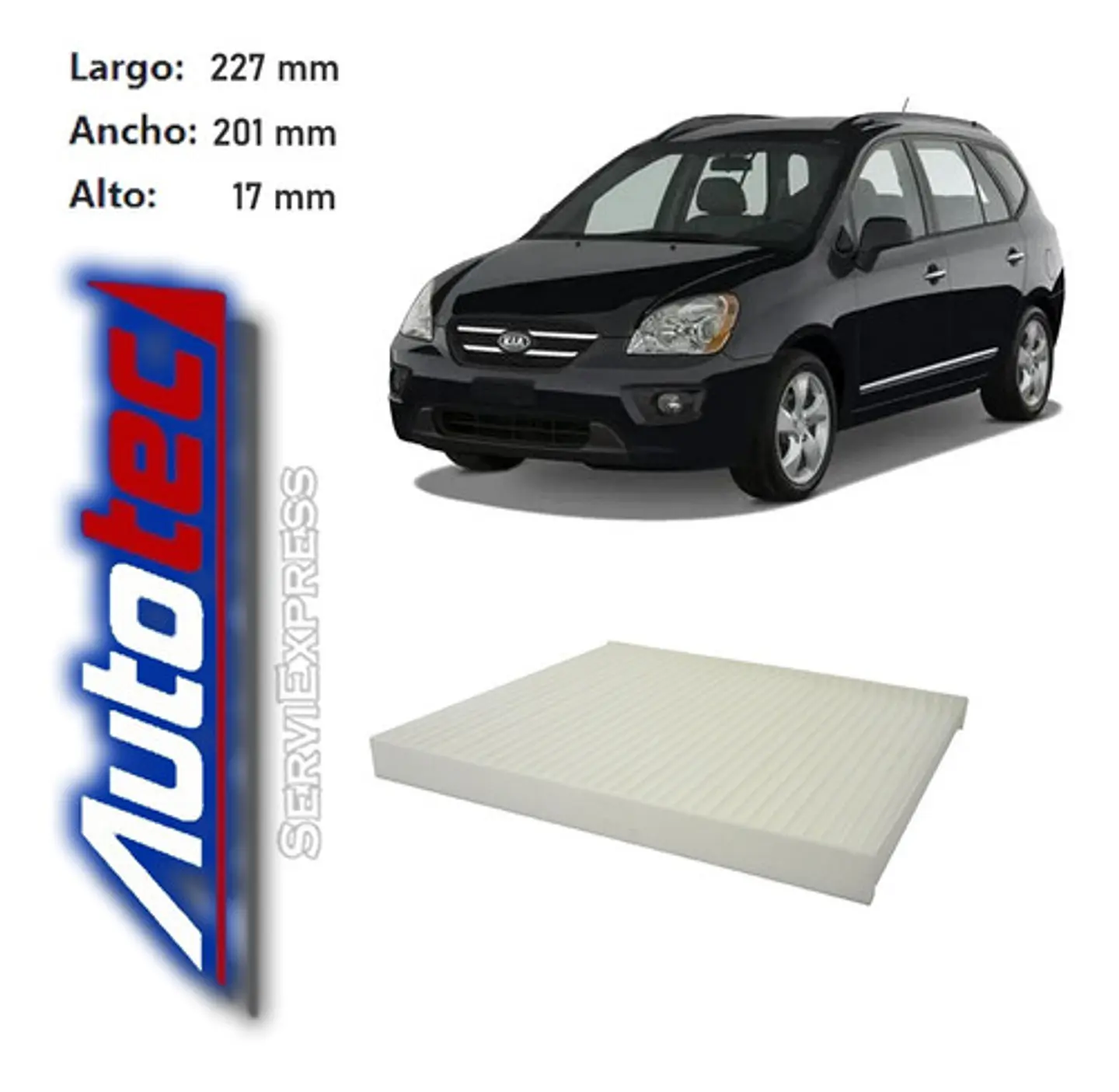 Filtro Polen Kia Carens 2.0 Del 2007 Al 2010 1