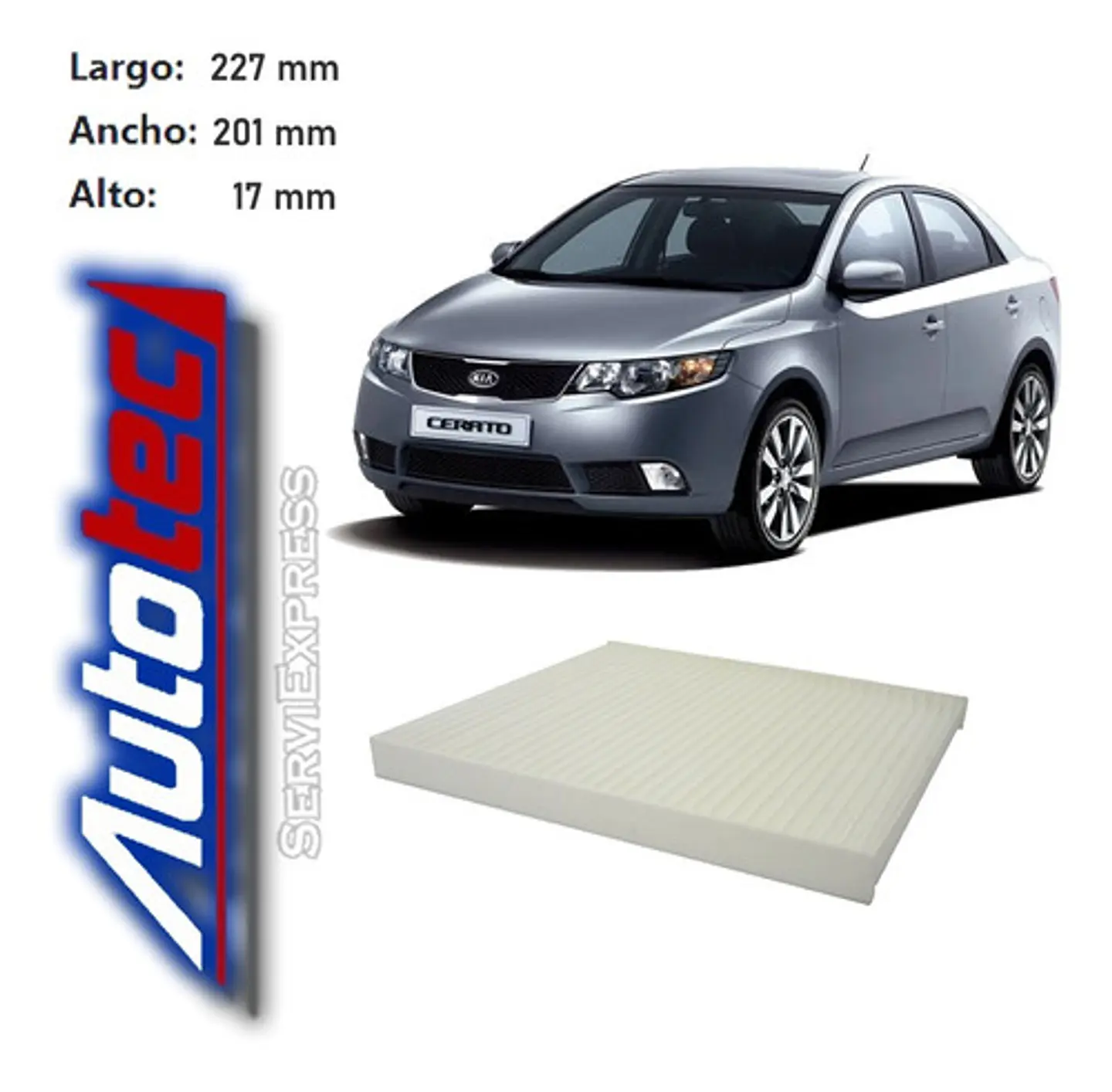 Filtro Polen Kia Cerato 1.6 Del 2009 Al 2012 1