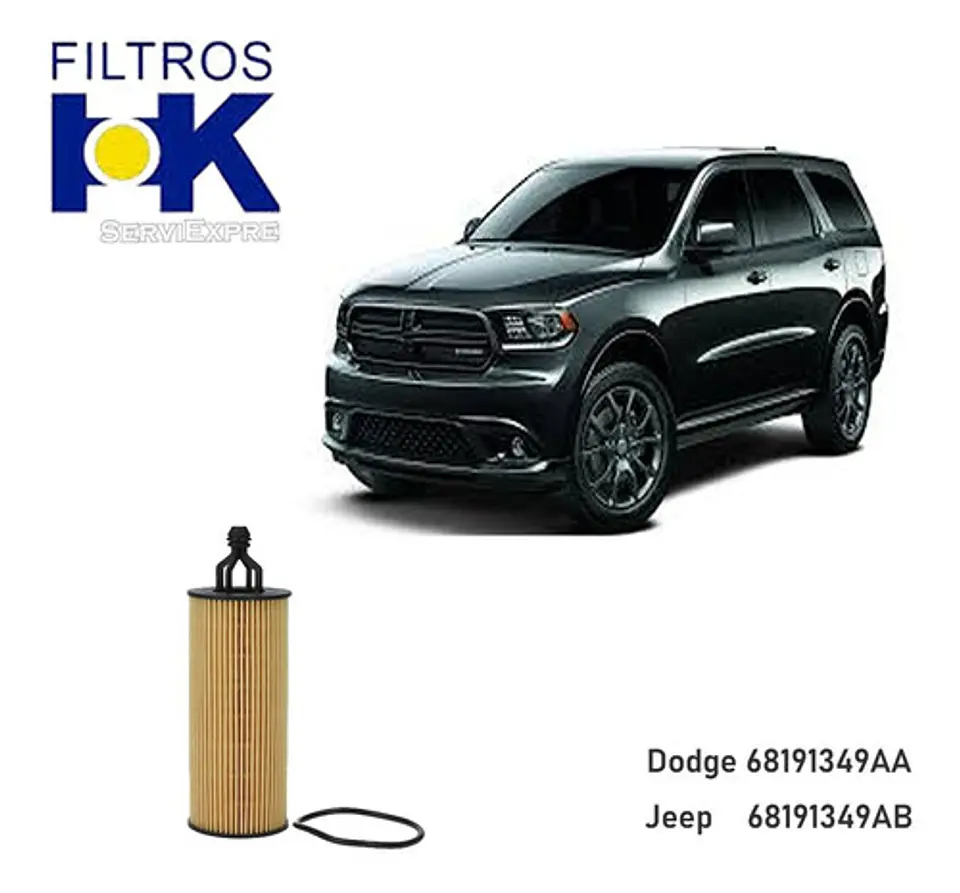 Filtro De Aceite Elemento Dodge Durango 3.6 Del 2011 Al 2018 1