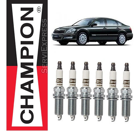 Juego De Bujías Iridium Champion Samsung Sm7 Motor V6 