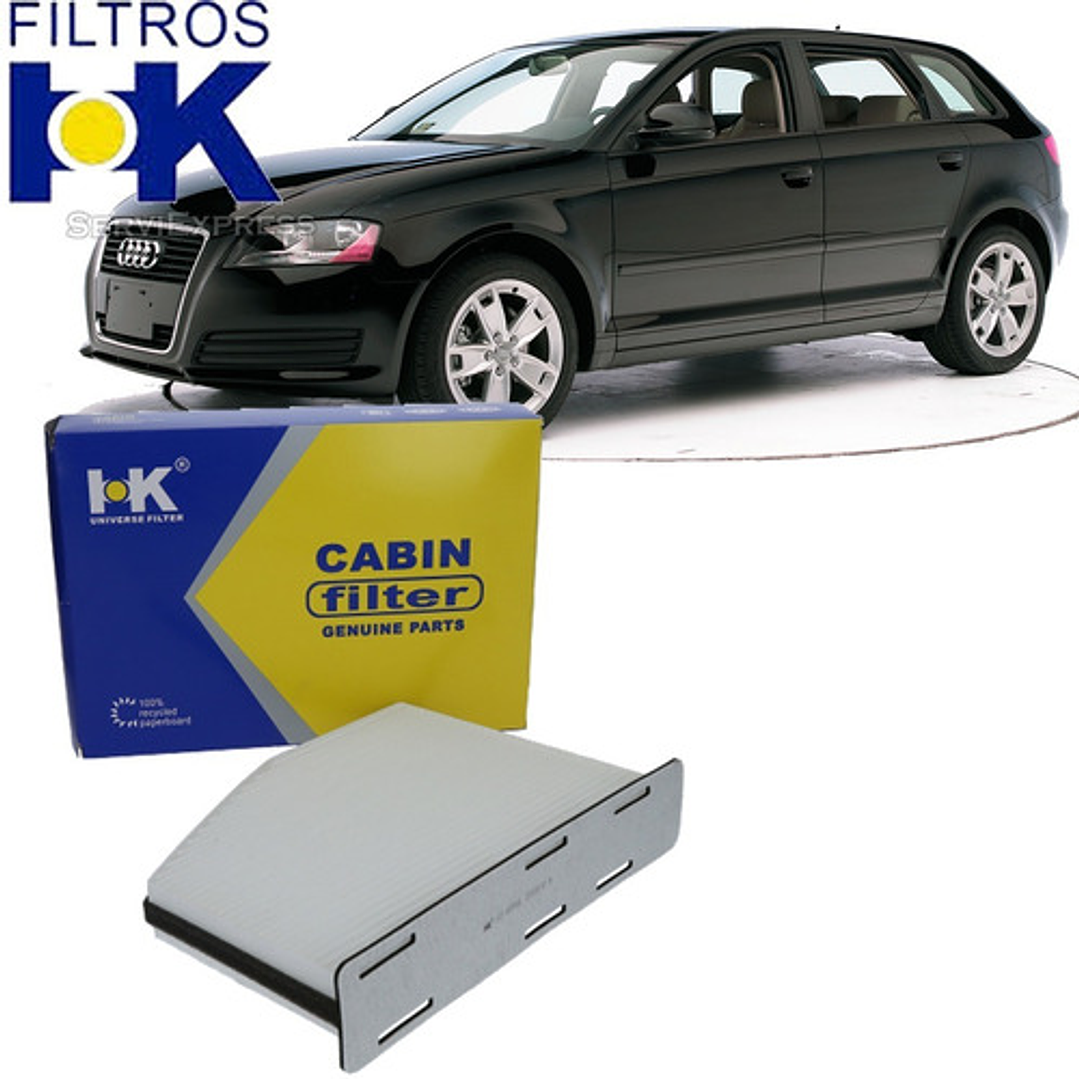 Filtro Polen Audi A3 2003-2013 Segunda Generacion (8p) 1