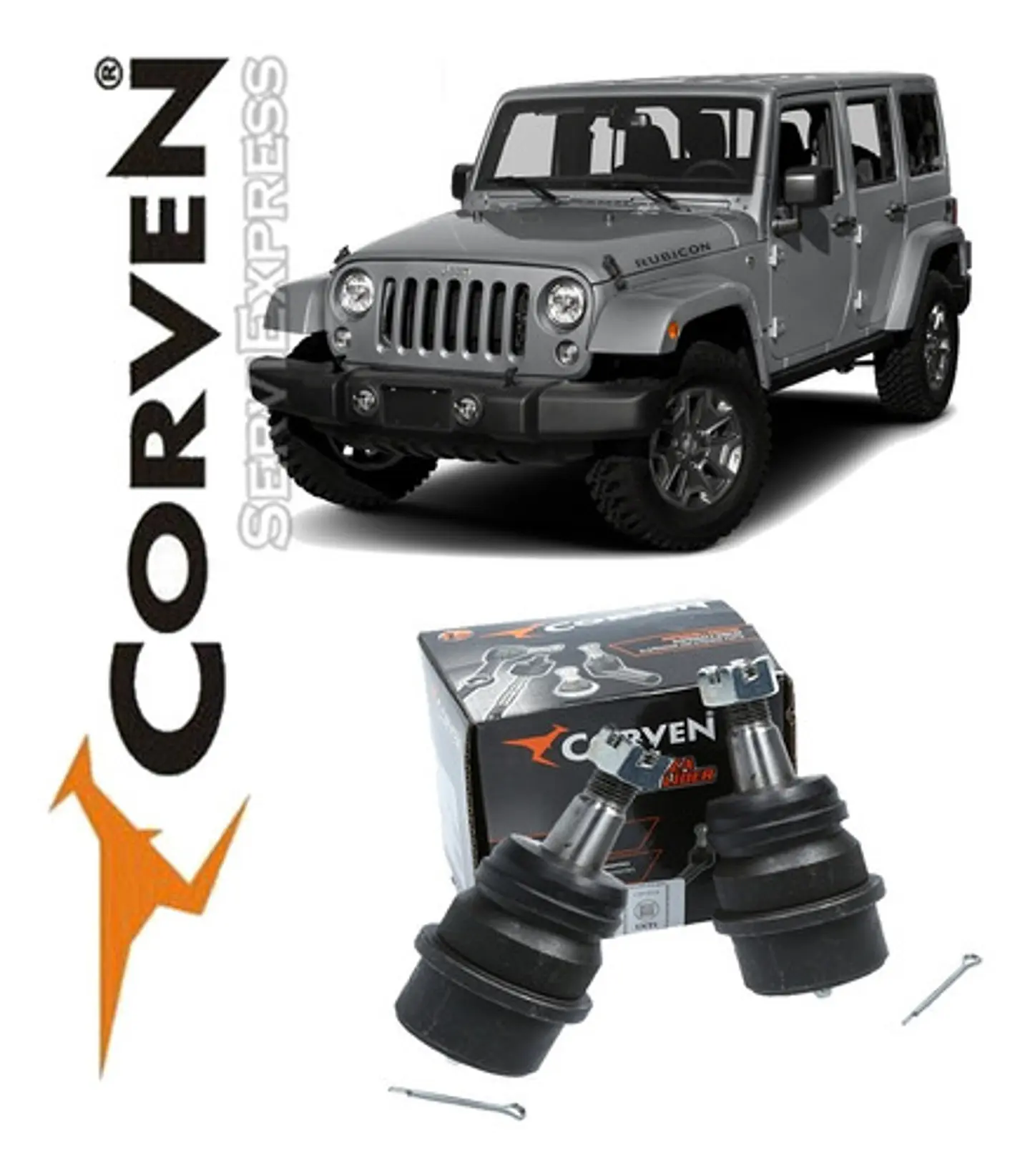Par Rotulas Superior Bandeja Jeep Wrangler Del 2007 Al 2018 1