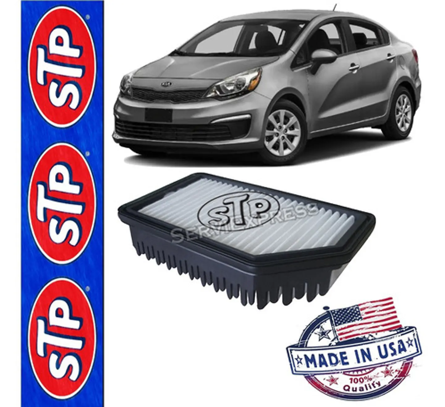 Filtro De Aire Kia Rio Del 2012 Al 2016 1
