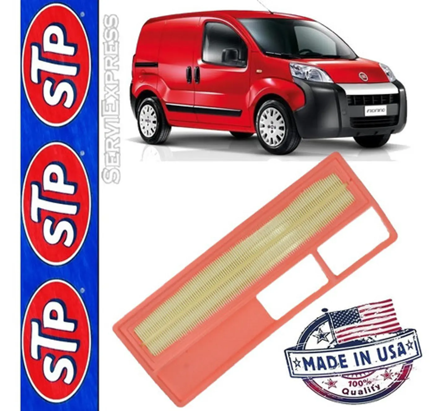 Filtro Aire Fiat Fiorino City 1.3 Diesel 2011-2014 1