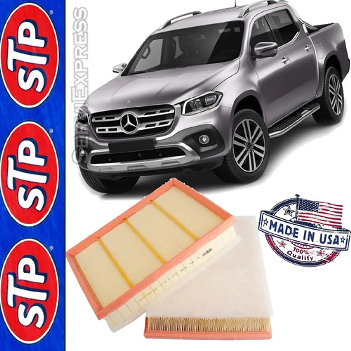 Filtro Aire Mercedes Benz Clase X 2.3  Reforzado Heavy Duty 1