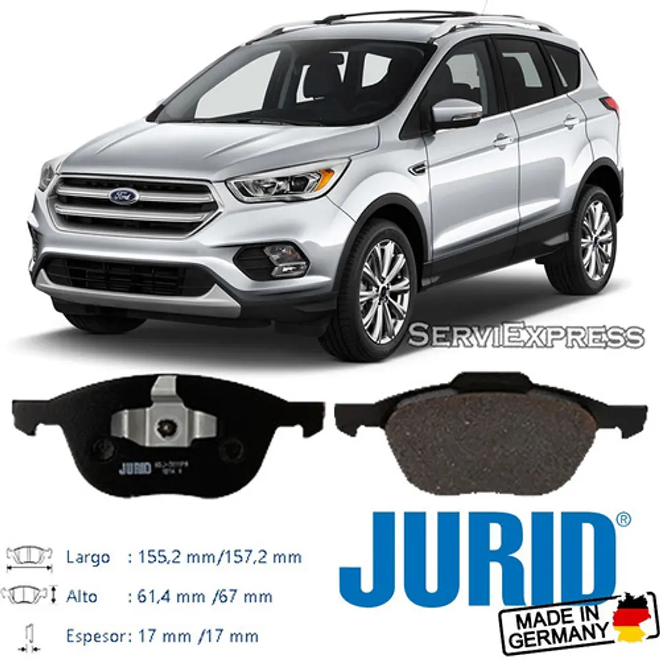 Pastillas Delanteras Alemanas Para Ford Escape 2013-2020 1