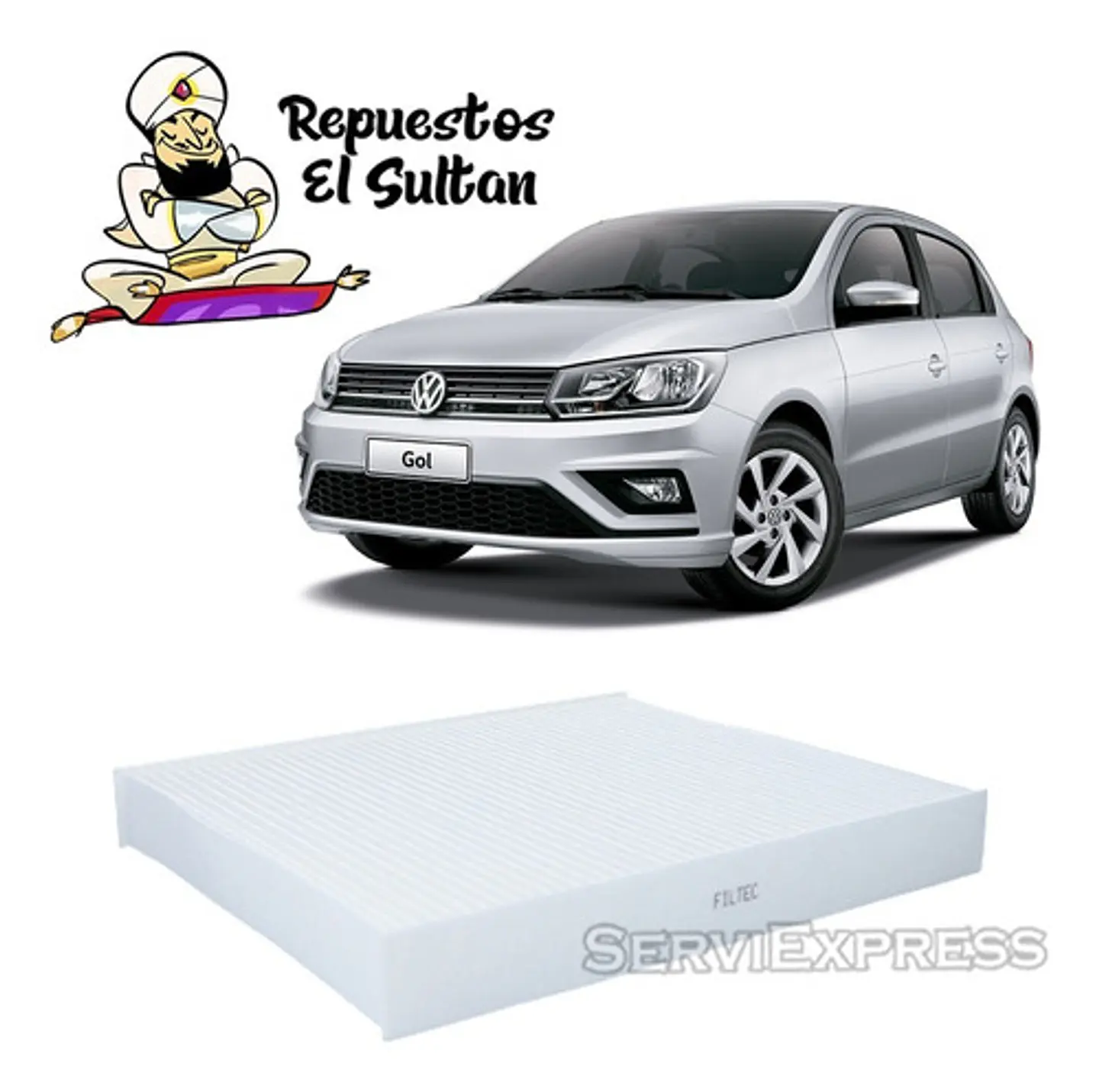 Filtro De Polen Volkswagen Gol 2018 Al 2022 1
