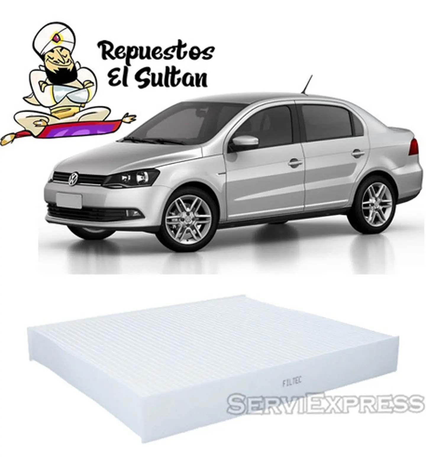 Filtro De Polen Volkswagen Voyage 2015 Al 2022 1